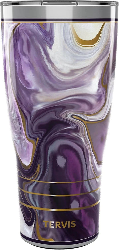 Tervis Marble - Alexandrite Made in USA Double Walled Insulated Tumbler Travel Cup Keeps Drinks Cold & Hot, 16oz, Classic