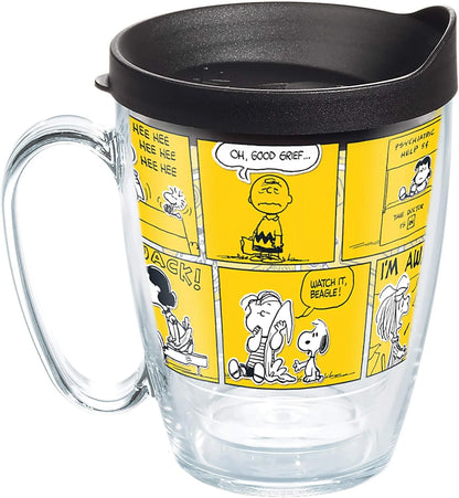 Tervis Peanuts™ - 70th Comic Strip Insulated Tumbler 16oz Mug Clear