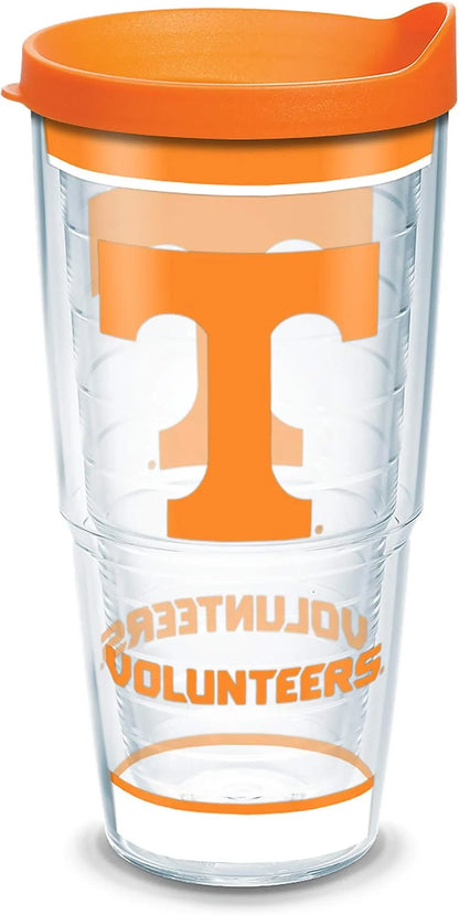 Tervis UT University of Tennessee Volunteers - Tradition Made in USA Double Walled Insulated Tumbler Travel Cup Keeps Drinks Cold & Hot, 16oz, Classic