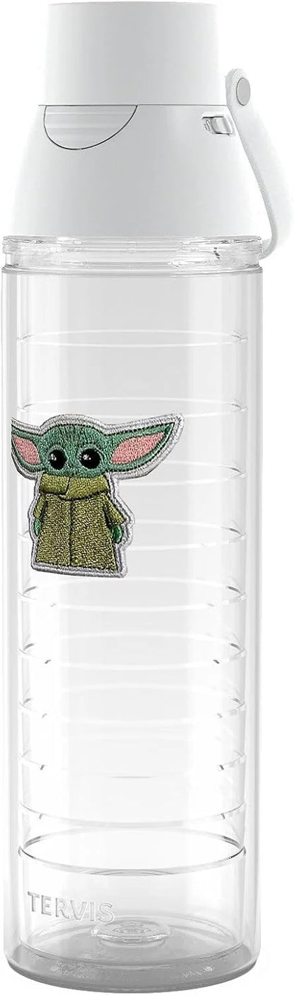 Tervis Venture Lite Star Wars - Mandalorian - Grogu Made in USA Double Walled Insulated Tumbler Travel Cup Keeps Drinks Cold & Hot, 24oz Water Bottle, Classic