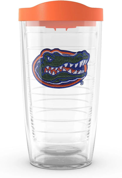 Tervis Made in USA Double Walled University of Florida Gators Insulated Tumbler Cup Keeps Drinks Cold & Hot, 16oz, Gator