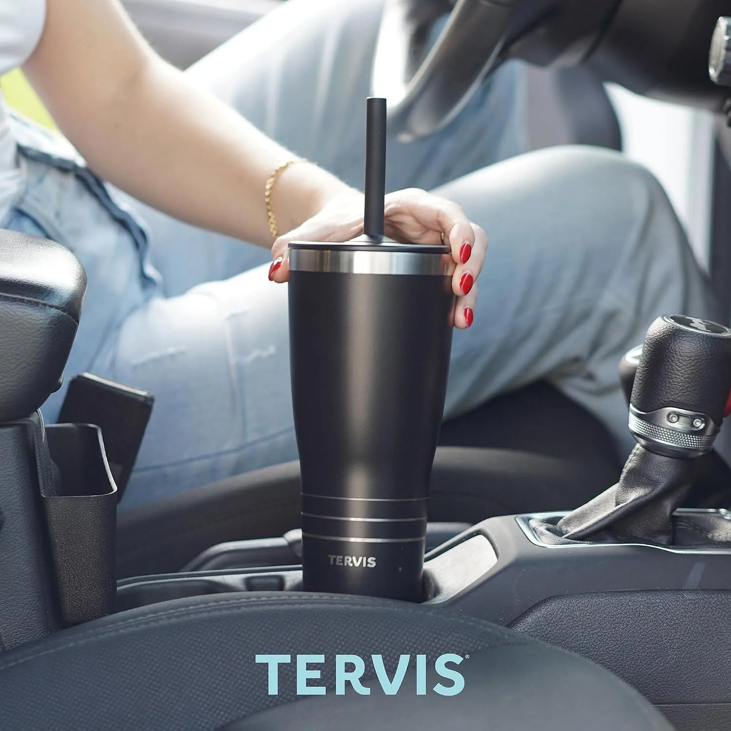 Tervis Leopard Collection Made in USA Double Walled Insulated Tumbler Travel Cup Keeps Drinks Cold & Hot, 24oz, Frost