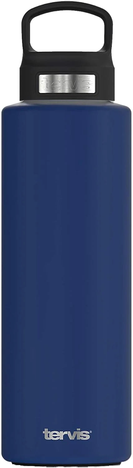Tervis Powder Coated Stainless Steel Triple Walled Insulated Tumbler Travel Cup Keeps Drinks Cold & Hot, 30oz Legacy, Onyx Shadow