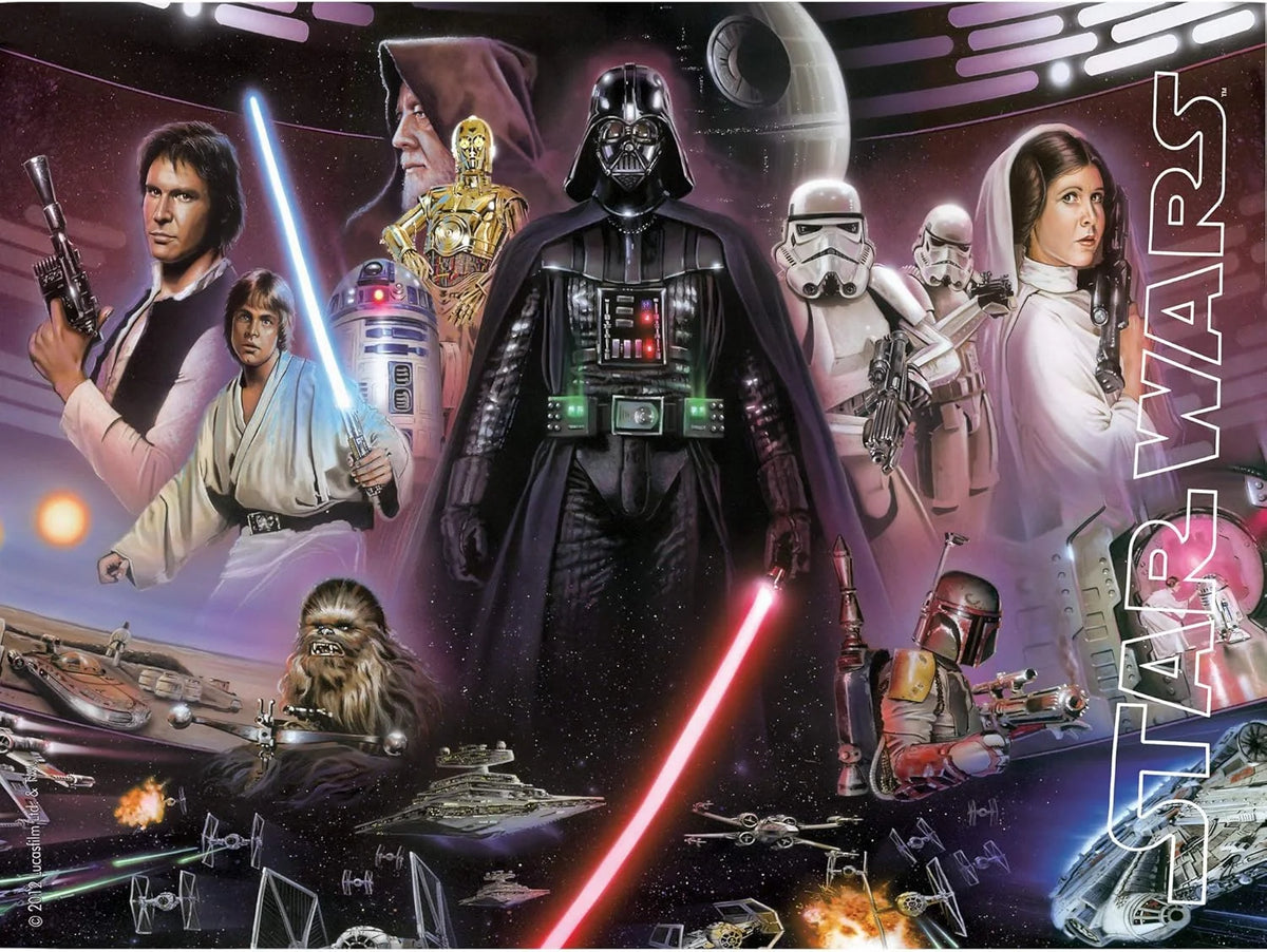 Tervis Star Wars Collage Made in USA Double Walled Insulated Tumbler Travel Cup Keeps Drinks Cold & Hot, 24oz, Classic, 1 Count (Pack of 1)