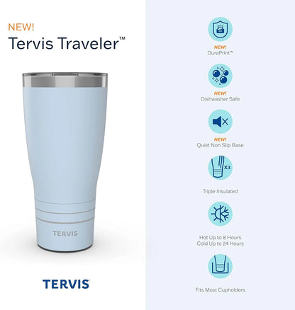 Tervis 30oz Stainless Steel Tumbler | Aqua Agate
