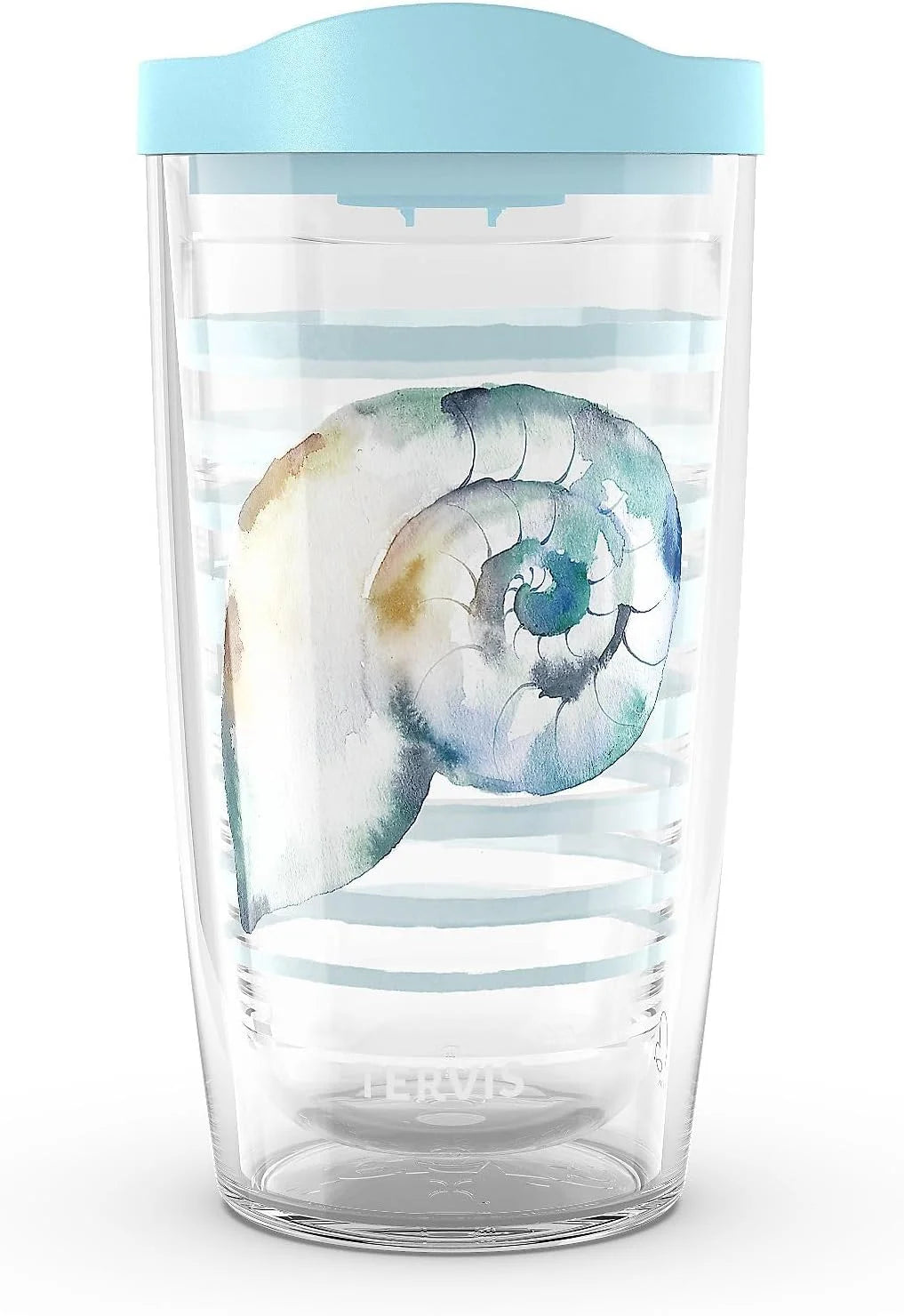 Tervis Sara Berrenson - Atlantica Collection Made in USA Double Walled Insulated Tumbler Travel Cup Keeps Drinks Cold & Hot, 24oz, Lobster