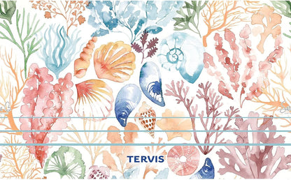Tervis Sara Berrenson - Atlantica Collection Made in USA Double Walled Insulated Tumbler Travel Cup Keeps Drinks Cold & Hot, 24oz, Lobster