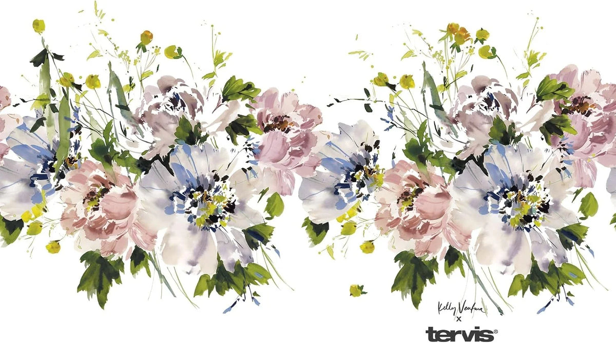 Tervis Kelly Ventura Floral Vista Collection Made in USA Double Walled Insulated Tumbler Travel Cup Keeps Drinks Cold & Hot, 16oz - 4pk, Assorted