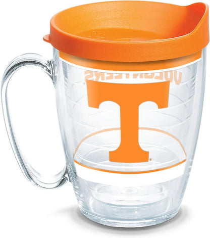 Tervis UT University of Tennessee Volunteers - Tradition Made in USA Double Walled Insulated Tumbler Travel Cup Keeps Drinks Cold & Hot, 16oz, Classic