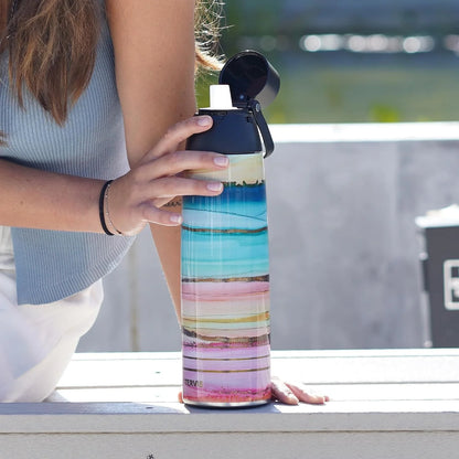 Tervis Sara Berrenson - Atlantica Collection Made in USA Double Walled Insulated Tumbler Travel Cup Keeps Drinks Cold & Hot, 24oz, Lobster
