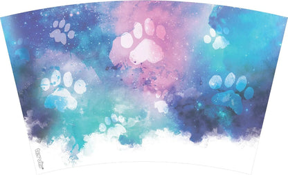 Tervis Paw Prints Made in USA Double Walled Insulated Tumbler Travel Cup Keeps Drinks Cold & Hot, 24oz, Classic