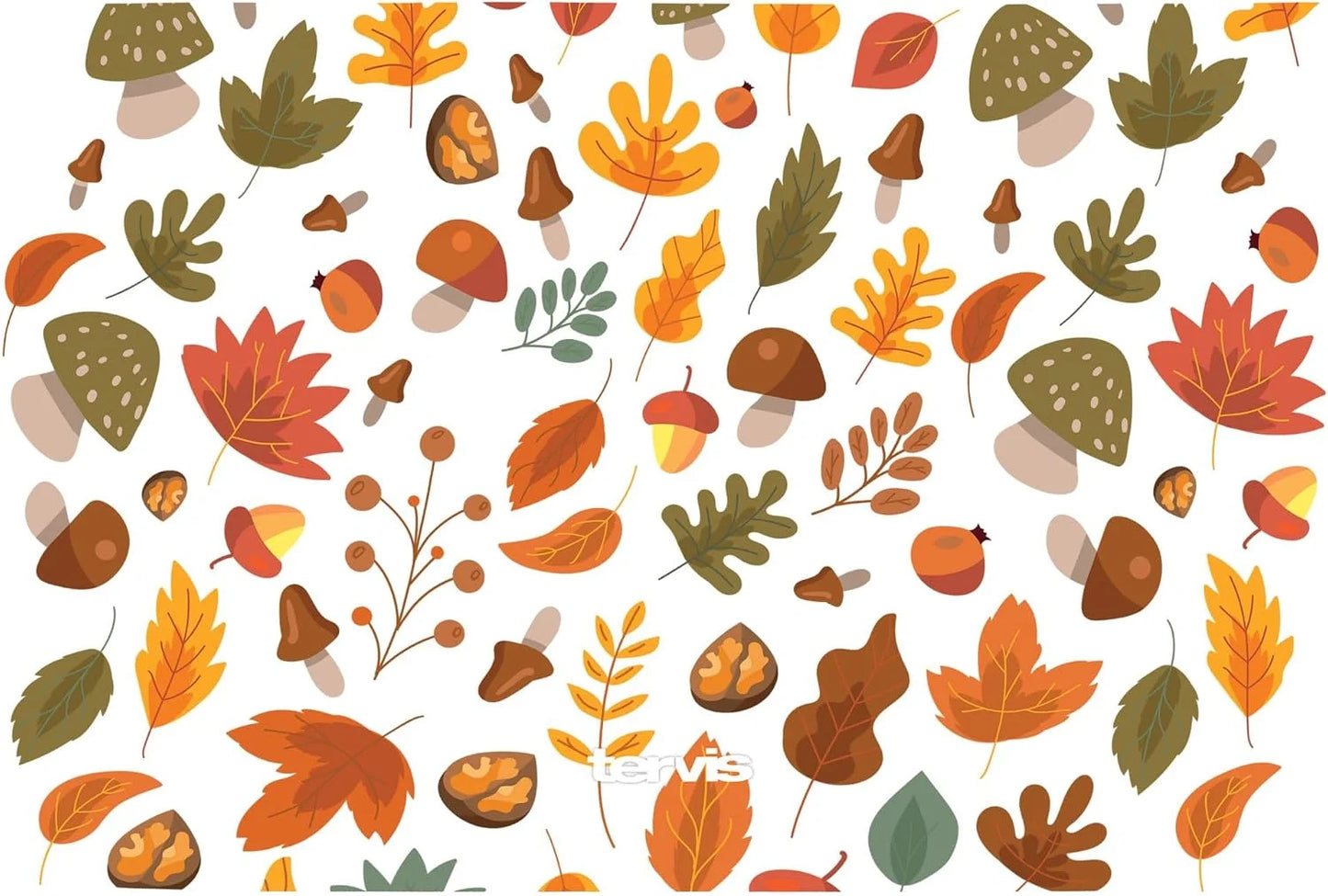 Tervis Awesome Autumn Fall Leaves Made in USA Double Walled Insulated Tumbler Travel Cup Keeps Drinks Cold & Hot, 24oz, Classic