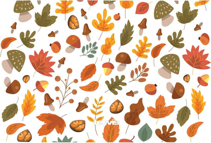Tervis Awesome Autumn Fall Leaves Made in USA Double Walled Insulated Tumbler Travel Cup Keeps Drinks Cold & Hot, 24oz, Classic