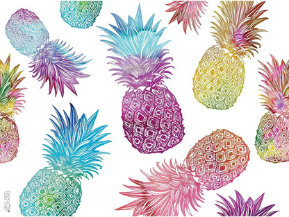 Tervis Watercolor Pineapples Made in USA Double Walled Insulated Tumbler Travel Cup Keeps Drinks Cold & Hot, 24oz Venture Lite Water Bottle, Classic