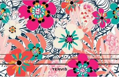 Tervis Traveler Bright Wild Blooms Triple Walled Insulated Tumbler Travel Cup Keeps Drinks Cold & Hot, 30oz, Stainless Steel