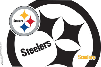 Tervis NFL Pittsburgh Steelers - Genuine Made in USA Double Walled Insulated Tumbler Travel Cup Keeps Drinks Cold & Hot, 16oz, Classic
