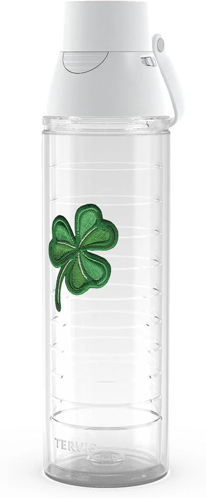 Tervis Shamrock Made in USA Double Walled Insulated Tumbler Travel Cup Keeps Drinks Cold & Hot, 24oz, Classic