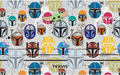 Tervis Star Wars - Mandalorian - Peekaboo Made in USA Double Walled Insulated Tumbler Travel Cup Keeps Drinks Cold & Hot, 16oz, Classic