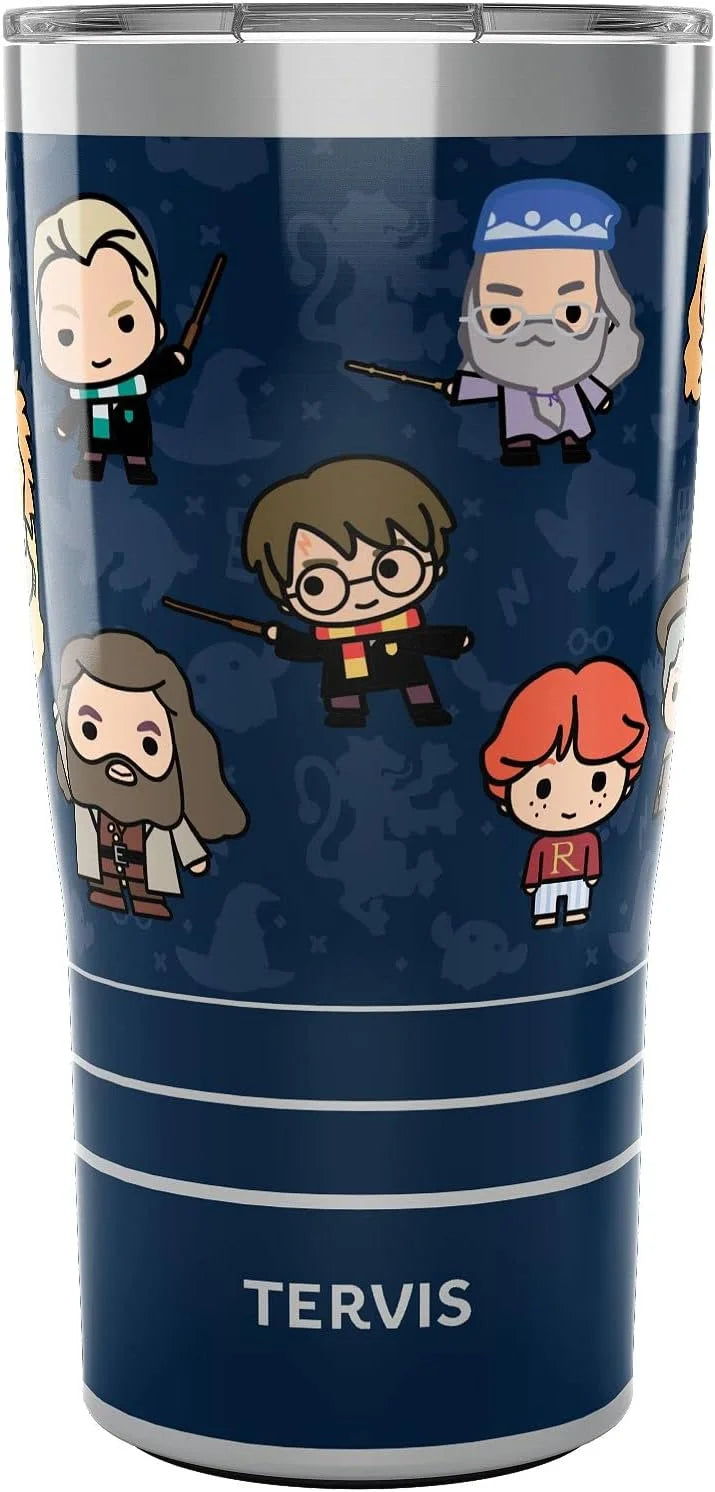 Tervis Harry Potter Charm Reducio Made in USA Double Walled Insulated Tumbler Travel Cup Keeps Drinks Cold & Hot, 24oz, Classic