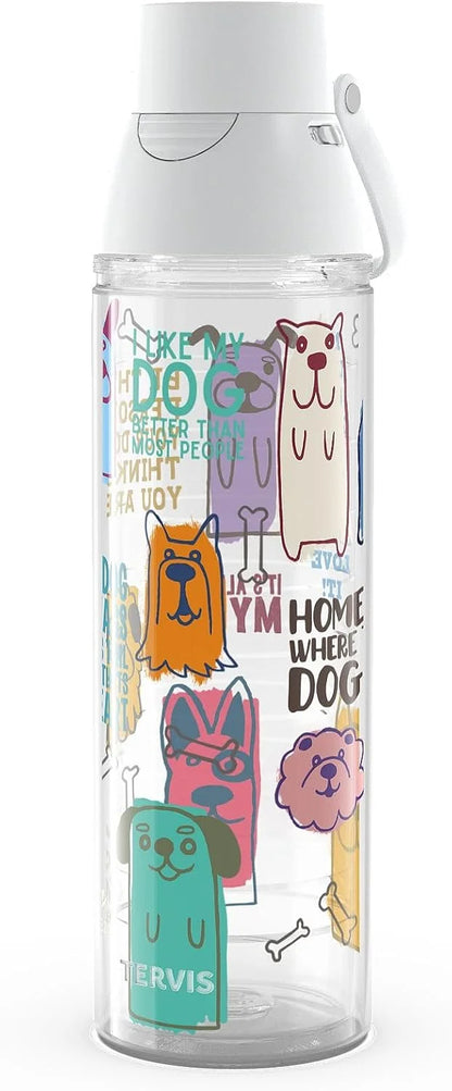 Tervis Dog Sayings Made in USA Double Walled Insulated Tumbler Travel Cup Keeps Drinks Cold & Hot, 24oz, Classic