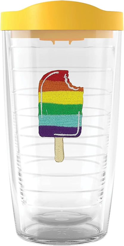 Tervis Ice Popsicle Collection Made in USA Double Walled Insulated Tumbler Cup Keeps Drinks Cold & Hot, 16oz 4pk, Assorted - No Lid
