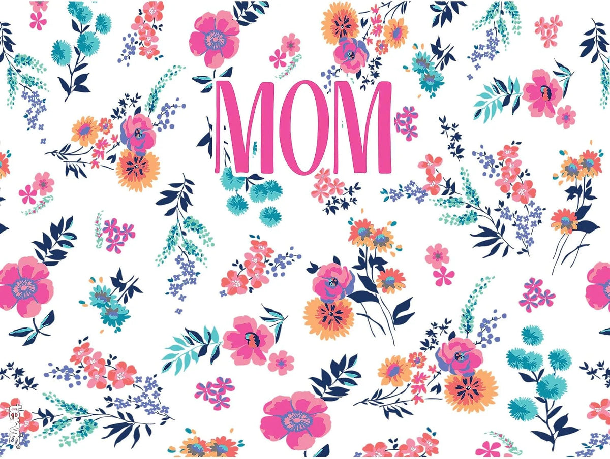 Tervis Made in USA Double Walled Dainty Floral Mother's Day Insulated Tumbler Cup Keeps Drinks Cold & Hot, 16oz Mug, Mom