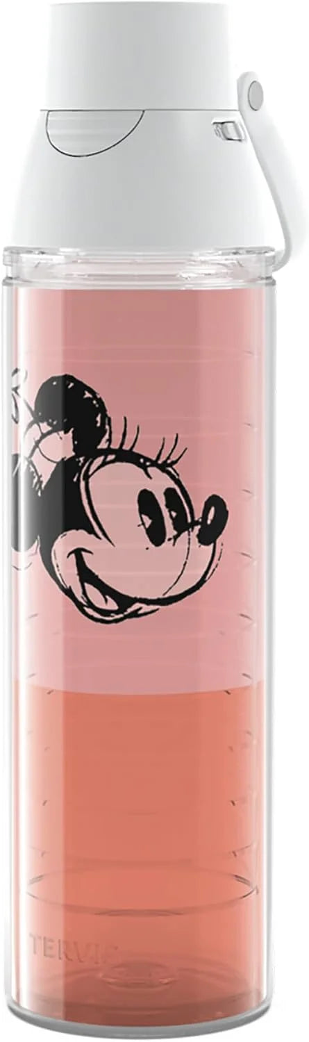 Tervis Disney Fundamentals Collection Made in USA Double Walled Insulated Tumbler Travel Cup Keeps Drinks Cold & Hot, 16oz - 4pk, Assorted