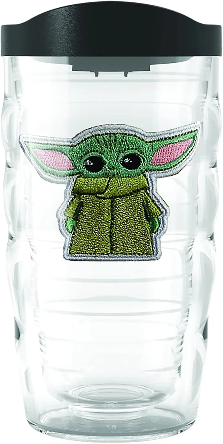 Tervis Venture Lite Star Wars - Mandalorian - Grogu Made in USA Double Walled Insulated Tumbler Travel Cup Keeps Drinks Cold & Hot, 24oz Water Bottle, Classic