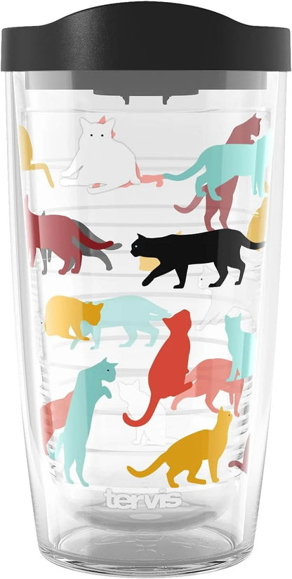 Tervis Pet Love Made in USA Double Walled Insulated Tumbler Travel Cup Keeps Drinks Cold & Hot, 24oz, Dog Pack Love