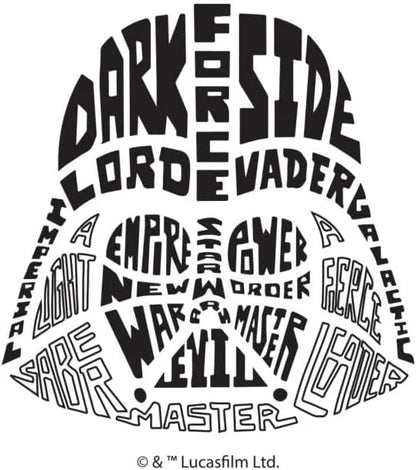Tervis Star Wars - Character Wordle Engraved Darth Vader Triple Walled Insulated Tumbler Travel Cup Keeps Drinks Cold & Hot, 20oz Legacy, Darth Vader - Onyx Shadow
