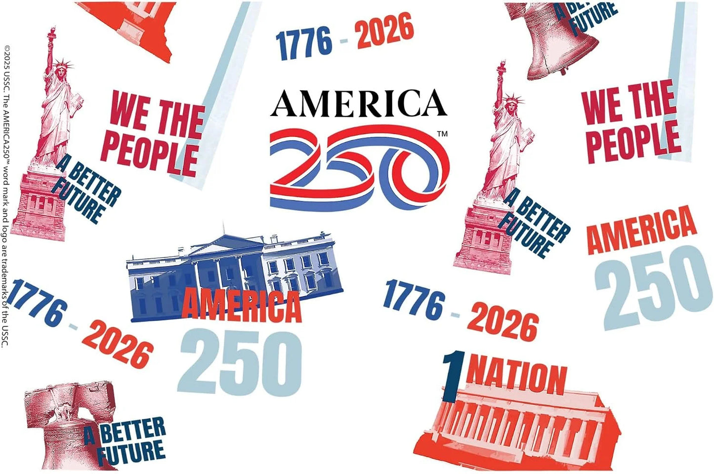 Tervis 16oz Tritan Tumbler | America250 - All Over