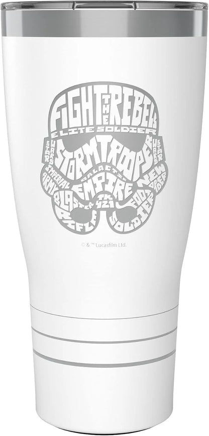 Tervis Star Wars - Character Wordle Engraved Darth Vader Triple Walled Insulated Tumbler Travel Cup Keeps Drinks Cold & Hot, 20oz Legacy, Darth Vader - Onyx Shadow