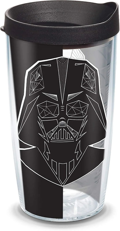 Tervis Star Wars Vader Trooper Made in USA Double Walled Insulated Tumbler Travel Cup Keeps Drinks Cold & Hot, 16oz, Classic