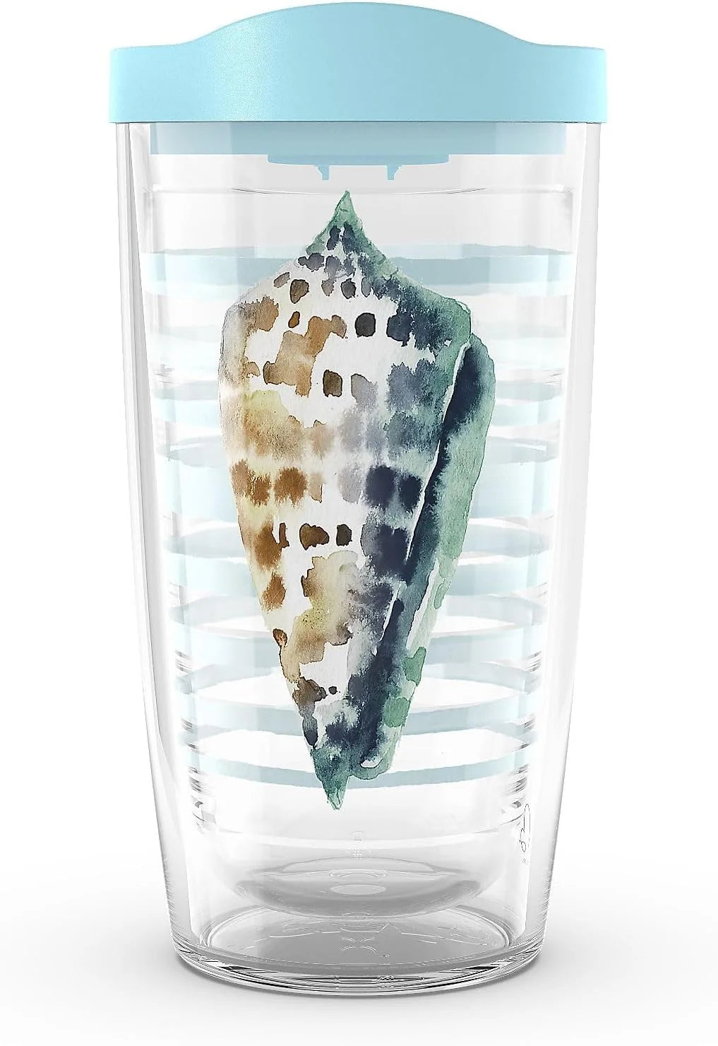 Tervis Sara Berrenson - Atlantica Collection Made in USA Double Walled Insulated Tumbler Travel Cup Keeps Drinks Cold & Hot, 24oz, Lobster