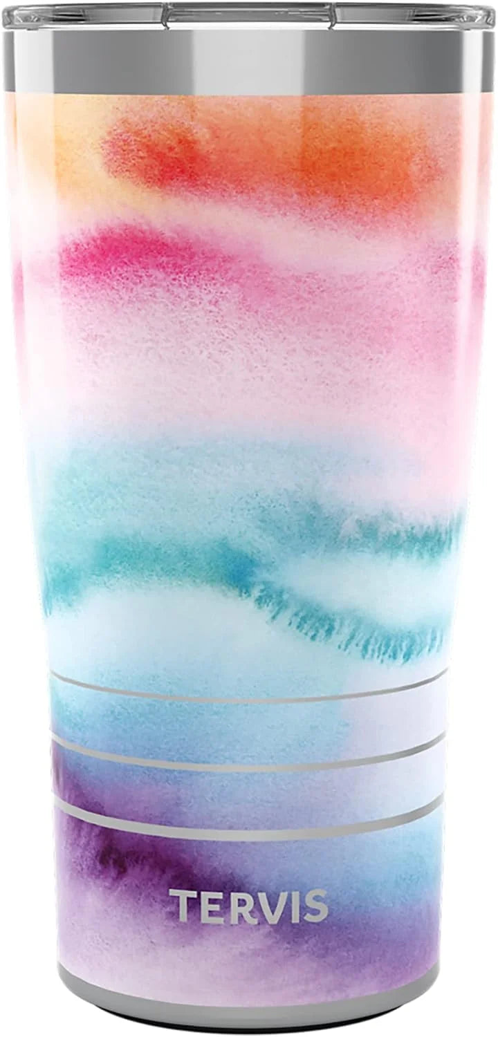 Tervis Traveler Yao Cheng Daydreaming Triple Walled Insulated Tumbler Travel Cup Keeps Drinks Cold & Hot, 20oz, Stainless Steel