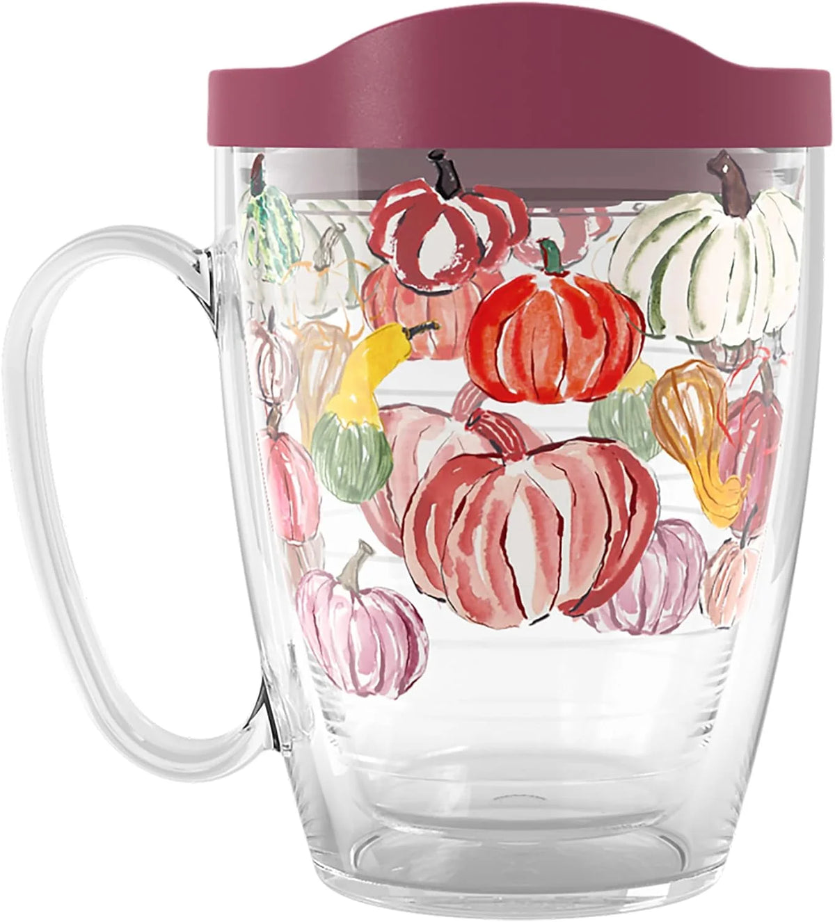 Tervis Sara Berrenson - Atlantica Collection Made in USA Double Walled Insulated Tumbler Travel Cup Keeps Drinks Cold & Hot, 24oz, Lobster