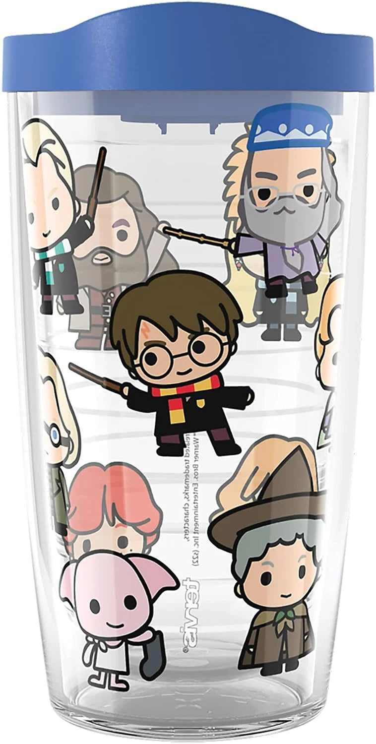 Tervis Harry Potter Charm Reducio Made in USA Double Walled Insulated Tumbler Travel Cup Keeps Drinks Cold & Hot, 24oz, Classic