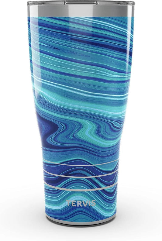 Tervis 30oz Stainless Steel Tumbler | Aqua Agate
