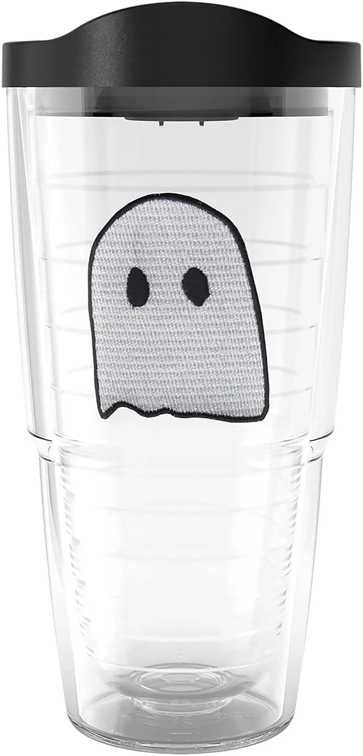 Tervis Halloween Screams and Dreams Made in USA Double Walled Insulated Tumbler Travel Cup Keeps Drinks Cold & Hot, 24oz, Witch Hat