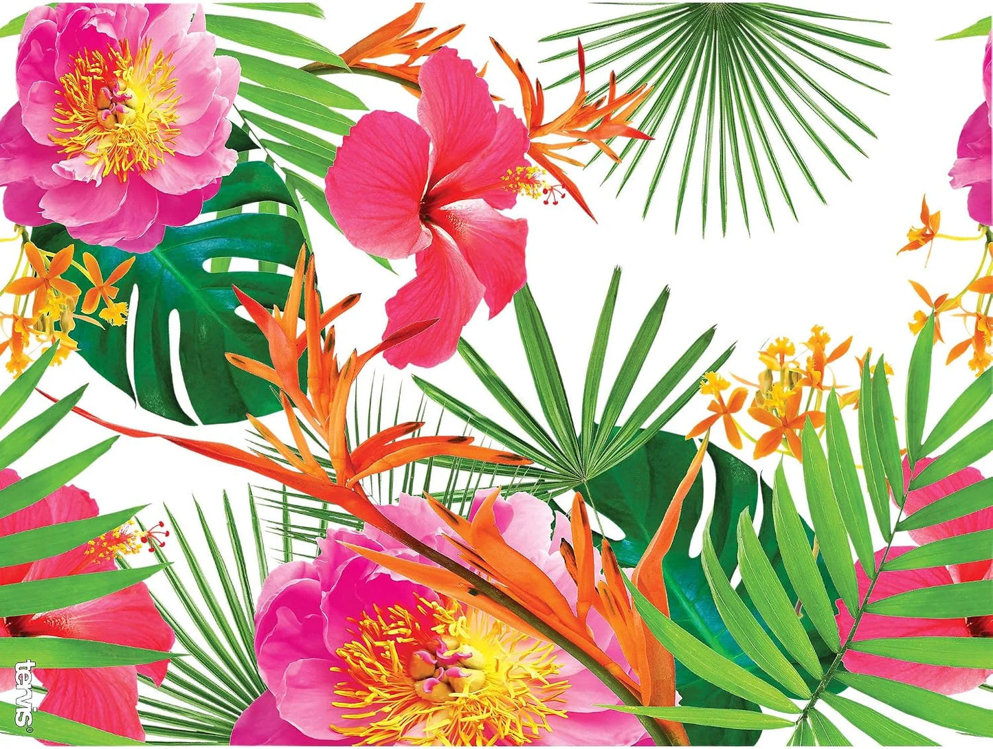 Tervis Tropical Hibiscus Photo Made in USA Double Walled Insulated Tumbler Travel Cup Keeps Drinks Cold & Hot, 24oz, Clear