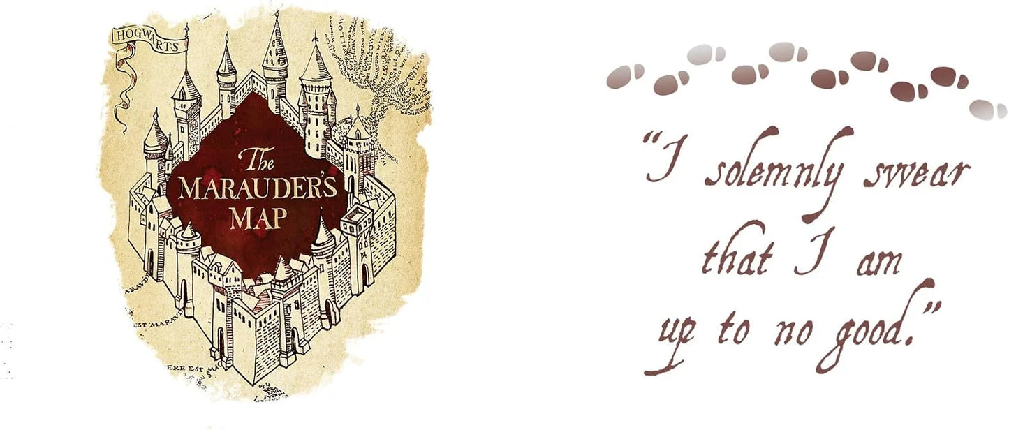 Tervis Harry Potter The Marauder's Map Made in USA Double Walled Insulated Tumbler Travel Cup Keeps Drinks Cold & Hot, 24oz Venture Lite Water Bottle, Classic