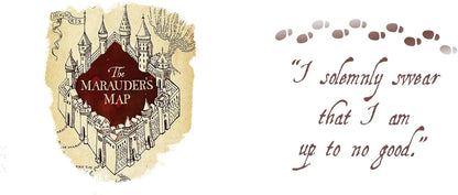 Tervis Harry Potter The Marauder's Map Made in USA Double Walled Insulated Tumbler Travel Cup Keeps Drinks Cold & Hot, 24oz Venture Lite Water Bottle, Classic