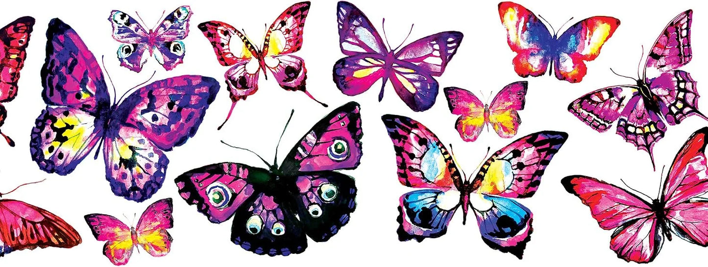 Tervis Butterfly Passion Made in USA Double Walled Insulated Tumbler Travel Cup Keeps Drinks Cold & Hot, 16oz Mug, Classic