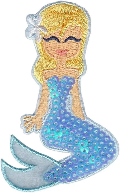 Tervis Blue Sequins Mermaid Made in USA Double Walled Insulated Tumbler Cup Keeps Drinks Cold & Hot, 16oz Mug, Unlidded
