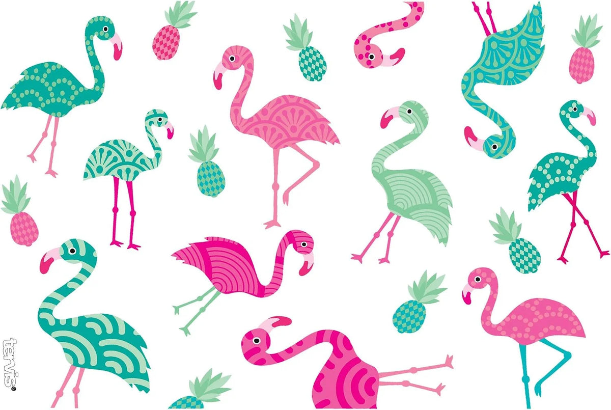 Tervis Flamingo Pattern Made in USA Double Walled Insulated Tumbler Travel Cup Keeps Drinks Cold & Hot, 16oz, Classic