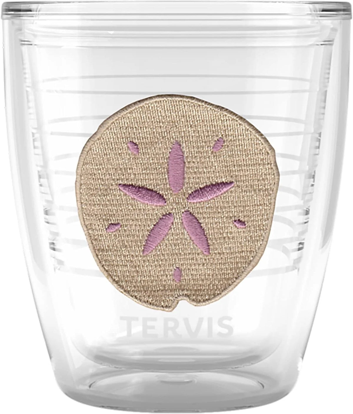Tervis Beachcomber Collection Sand Dollar Made in USA Double Walled Insulated Tumbler Travel Cup Keeps Drinks Cold & Hot, 12oz, Sand Dollar