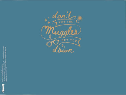Tervis Harry Potter Don't Let Muggles Get You Down Made in USA Double Walled Insulated Tumbler Travel Cup Keeps Drinks Cold & Hot, 24oz, Classic