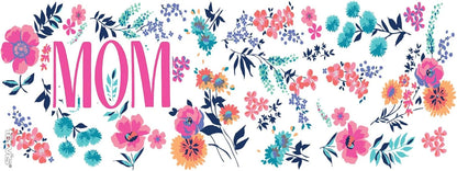 Tervis Made in USA Double Walled Dainty Floral Mother's Day Insulated Tumbler Cup Keeps Drinks Cold & Hot, 16oz Mug, Mom
