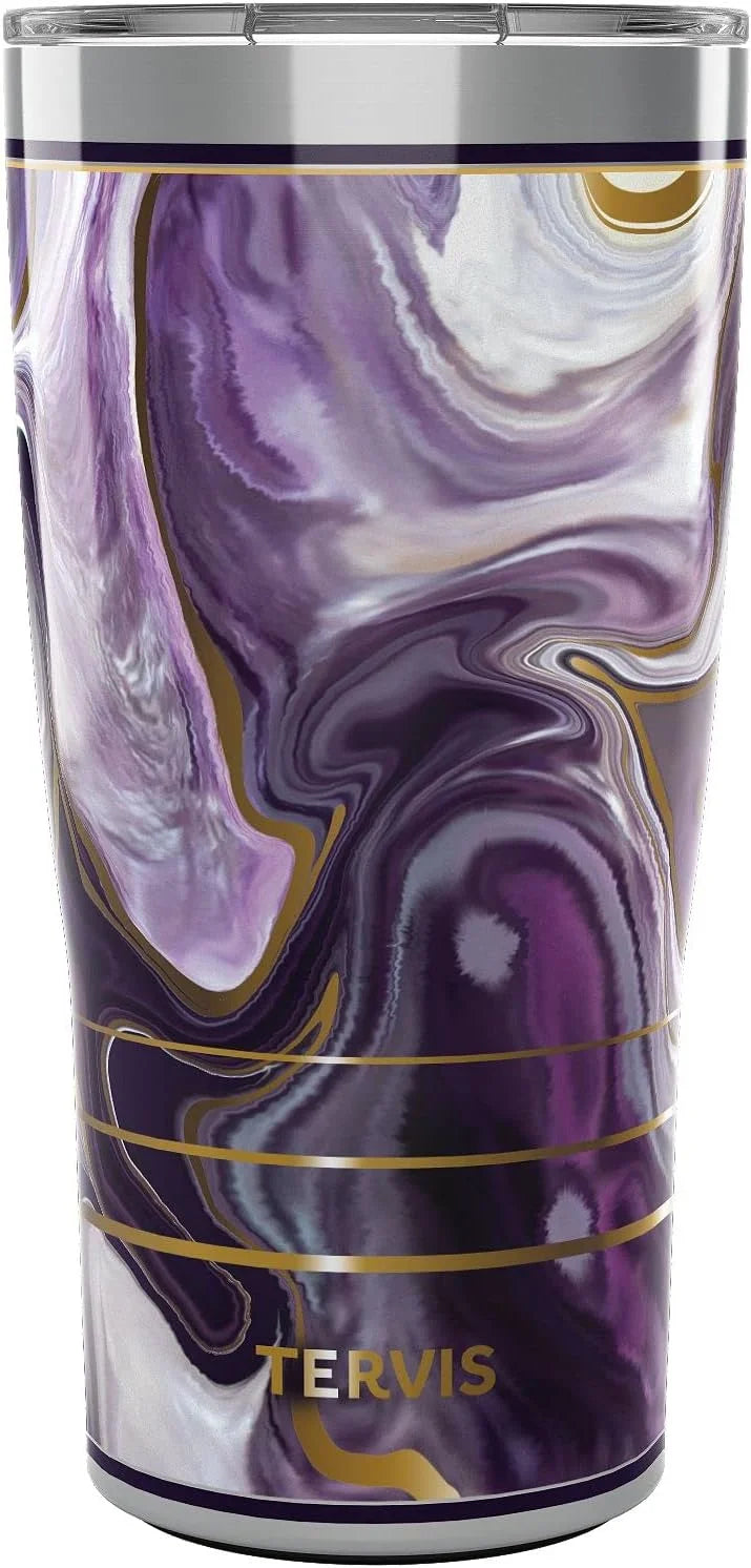 Tervis Marble - Alexandrite Made in USA Double Walled Insulated Tumbler Travel Cup Keeps Drinks Cold & Hot, 16oz, Classic