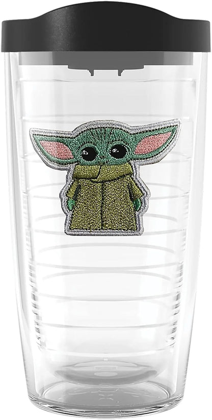 Tervis Venture Lite Star Wars - Mandalorian - Grogu Made in USA Double Walled Insulated Tumbler Travel Cup Keeps Drinks Cold & Hot, 24oz Water Bottle, Classic